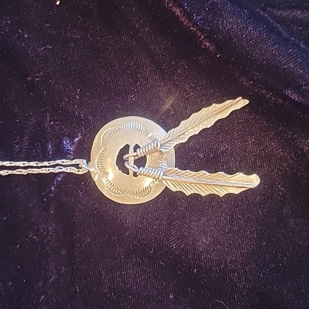 Silver handmade Dreamcatcher with 22 in SS Chain